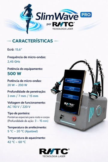 Ficha técnica original da SlimWave Portátil RhtC